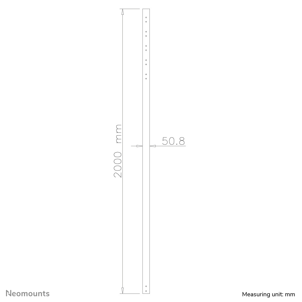 Neomounts extension pole ceiling
 mount
